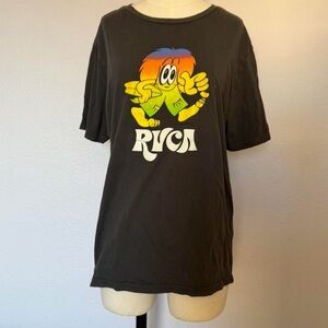 RVCA Charcoal Standard Wash Tee